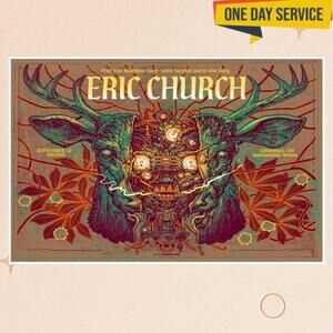 Eric Church Sept 13 2025 Columbus Oh Event Poster